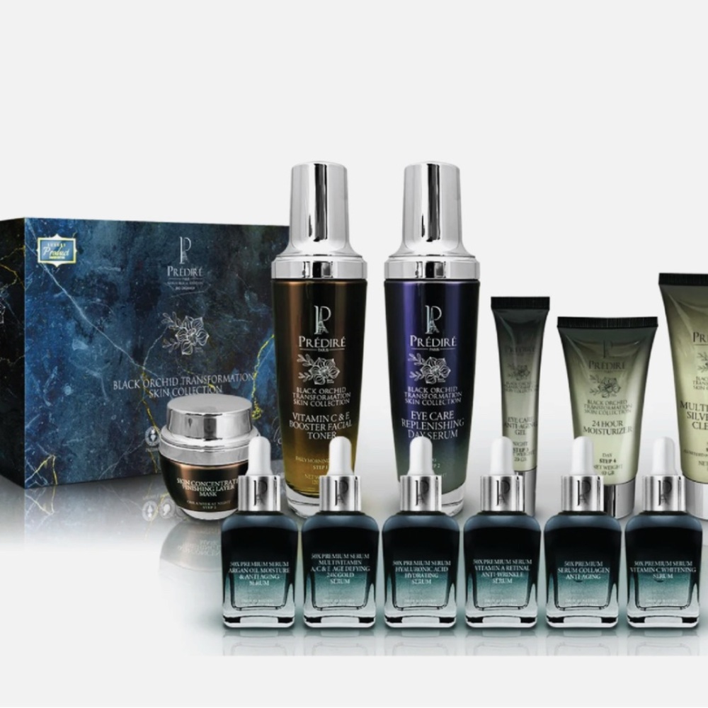 Black Orchid Skincare Collection - Gold and Black